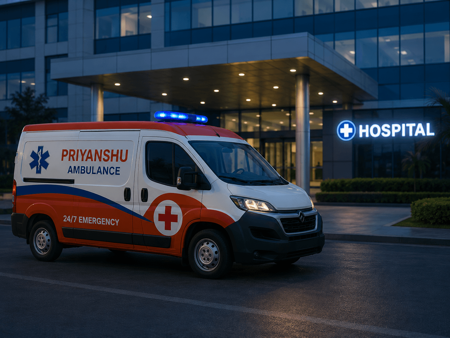 24/7 Monthly Rental Ambulance Service in India — Priyanshu Ambulance Service